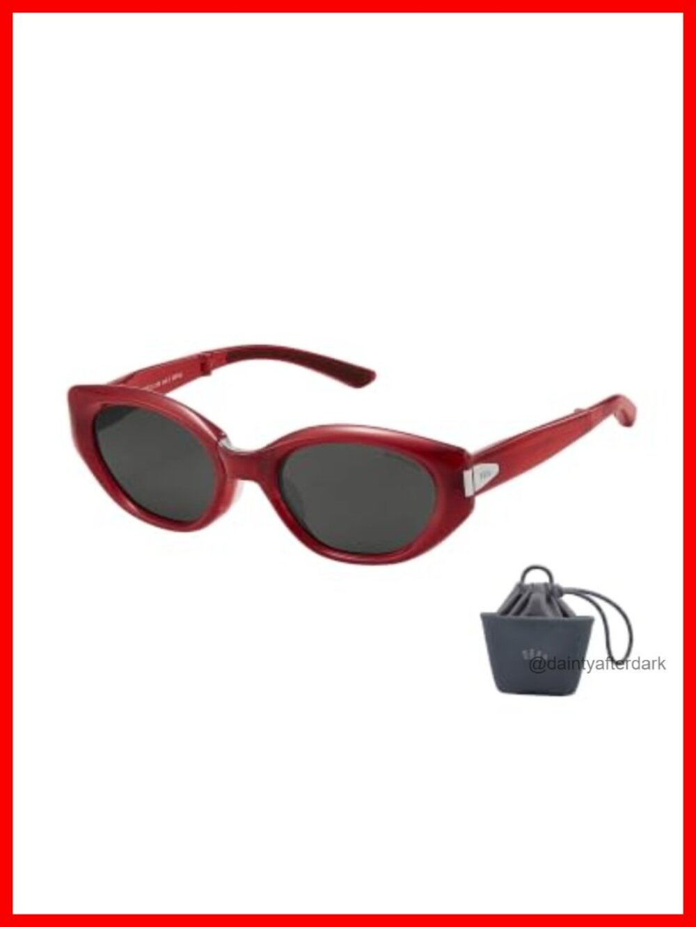 Polarized Cat Eye Foldable Sunglasses UV400 Lightweight Retro